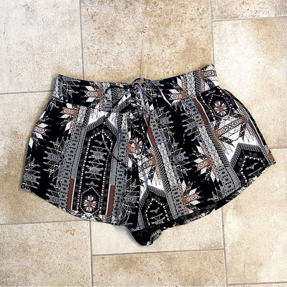 Sun & Shadow Printed Shorts